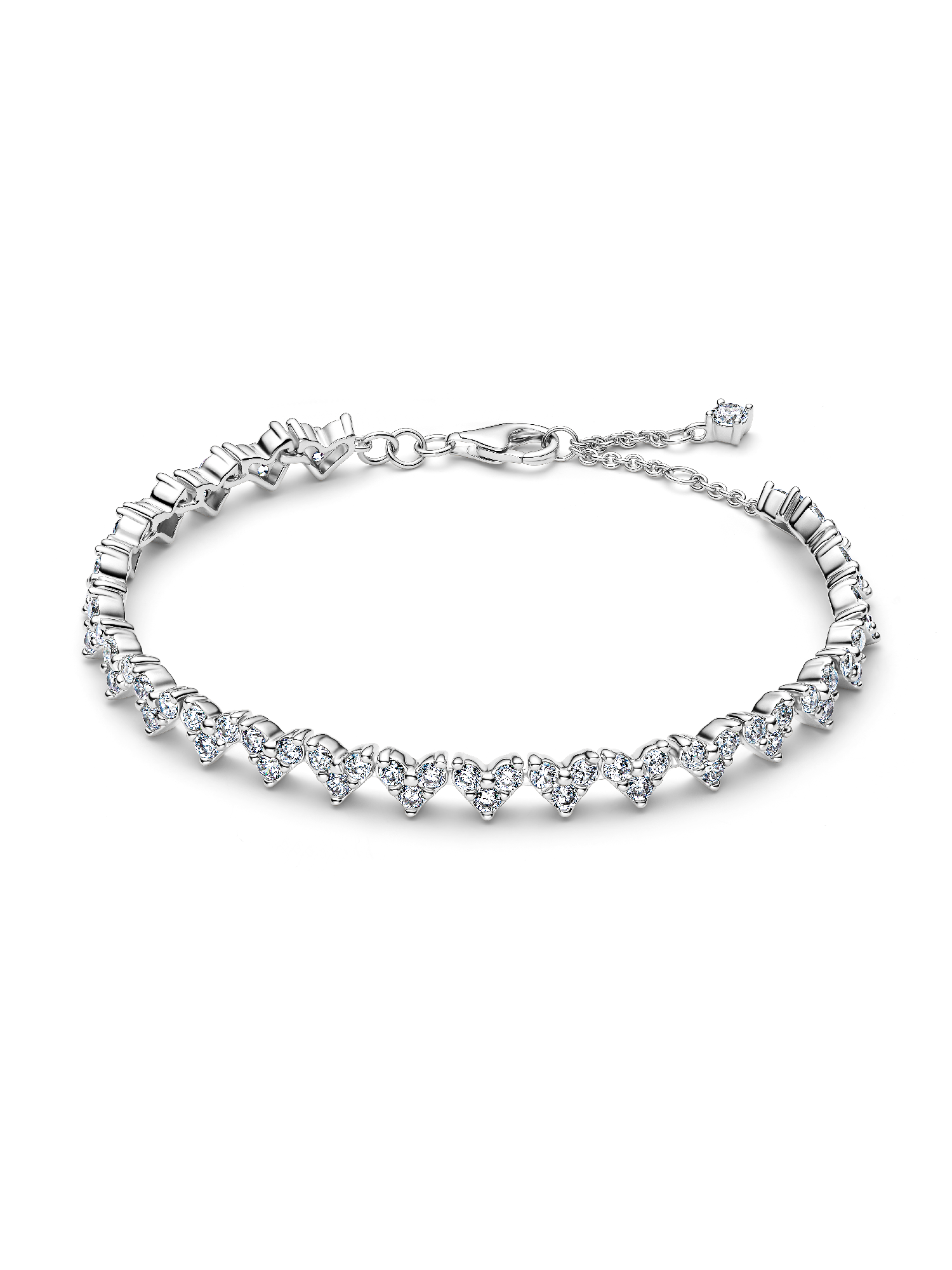 Bracelet Cœurs Trios de Pierres