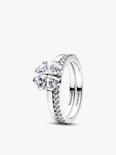 Coffret Cadeau Trèfle Porte‑Bonheur Scintillant Complet Pandora Timeless