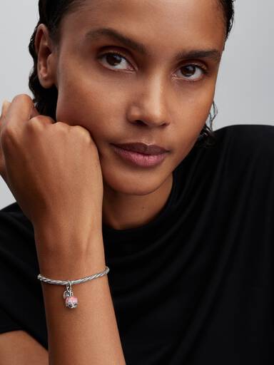 Charm Pendant Fleur Épanouie Bimatière