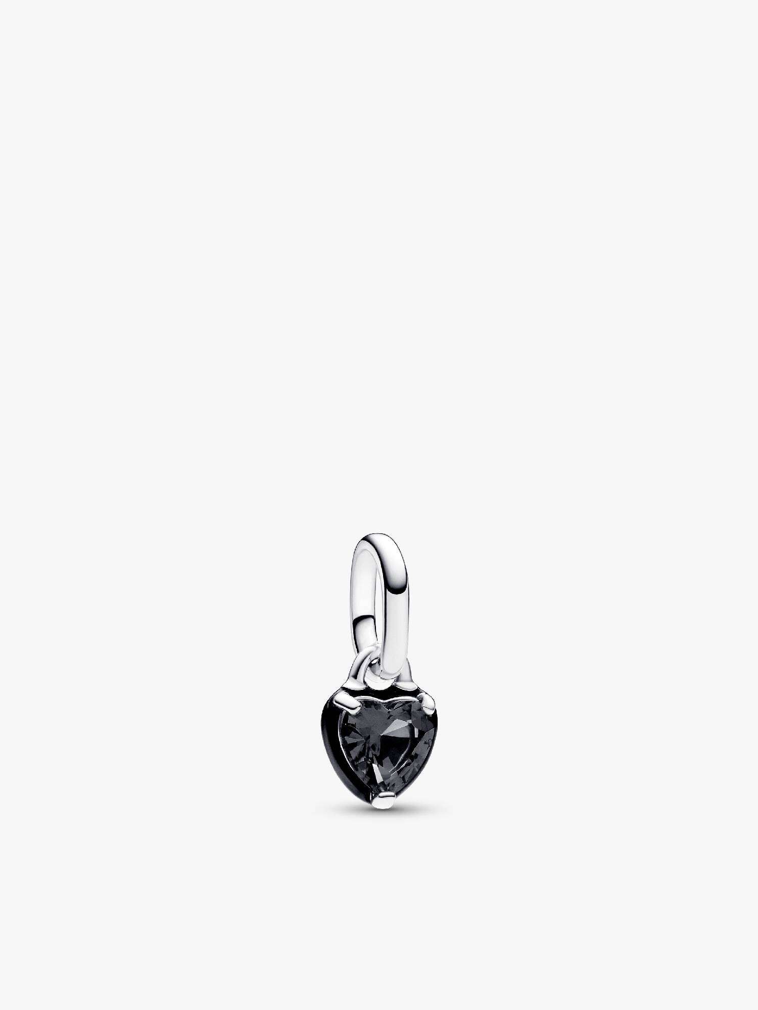 Mini Dangle Cœur Chakra Noir Pandora ME