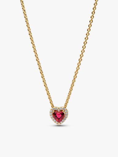 Coffret Cadeau Collier et Clous d’Oreilles Cœurs Surélevés