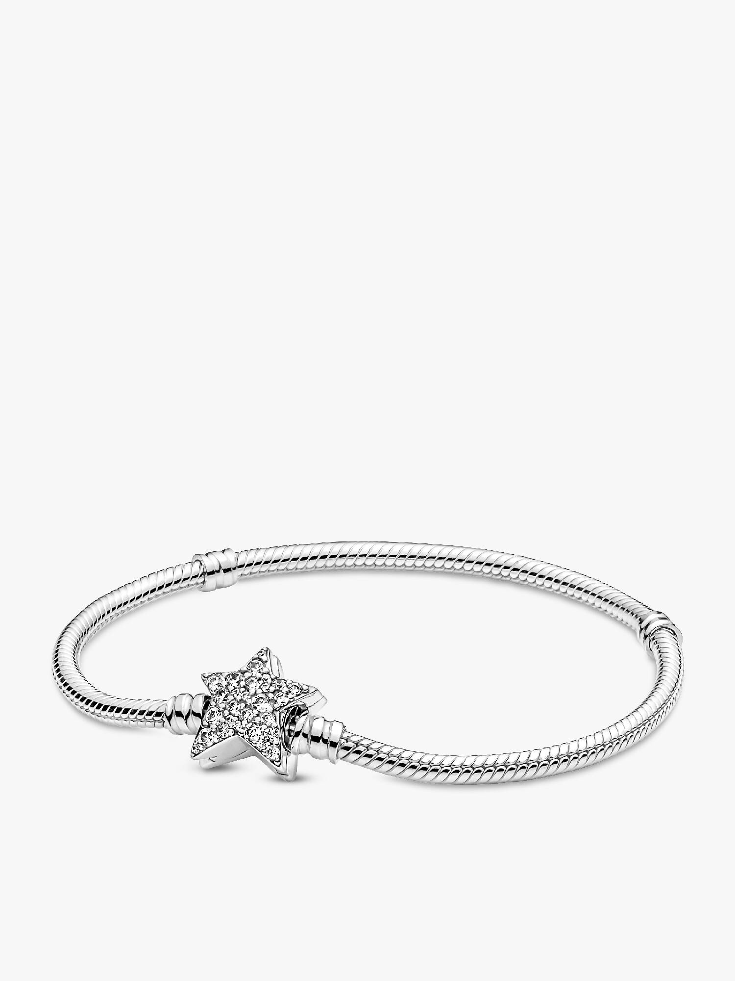 Bracelet Maille Serpent Fermoir Étoile Asymétrique