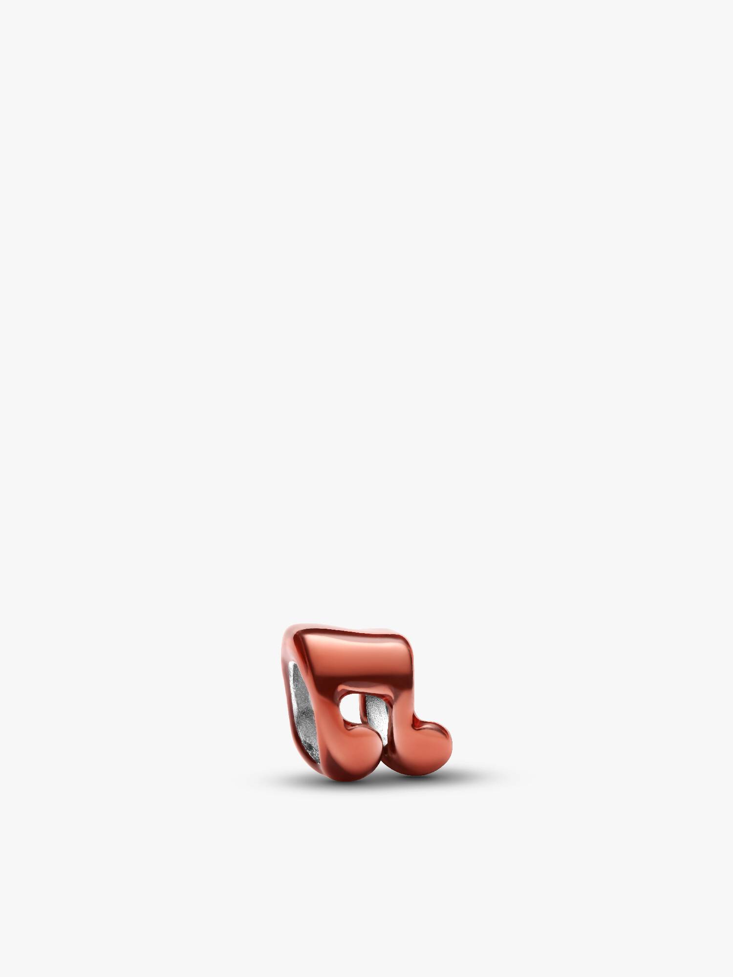 Mini Charm Note de Musique Orange