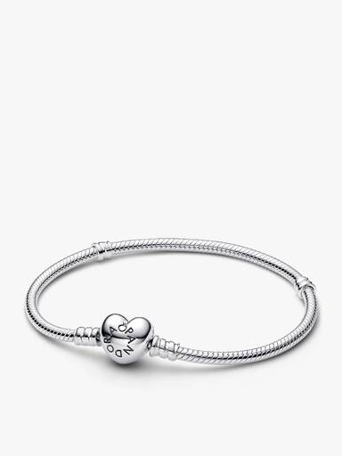 Bracelet Composé Charm Love et Mini Murano Rose