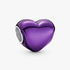 Charm Cœur Violet Métallique Charm Cœur Violet Métallique
