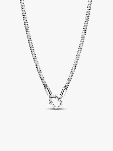 Collier Fermoir Clouté & Chaîne