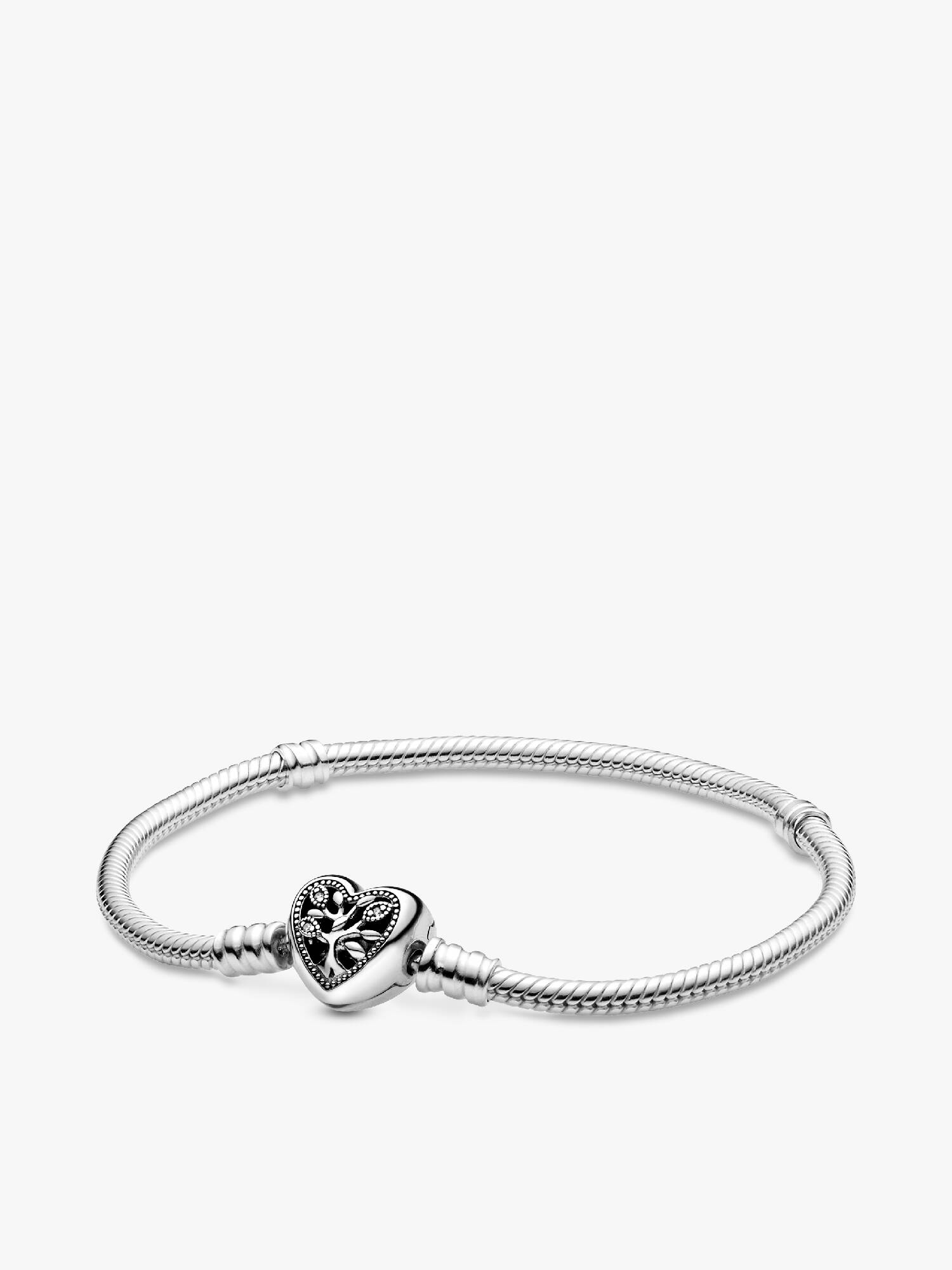 Bracelet Maille Serpent Fermoir Cœur Arbre de Vie