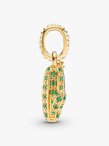 Pendentif Cactus du Désert Scintillant