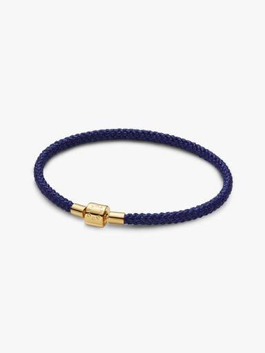 Bracelet Cordon Bleu Scintillant
