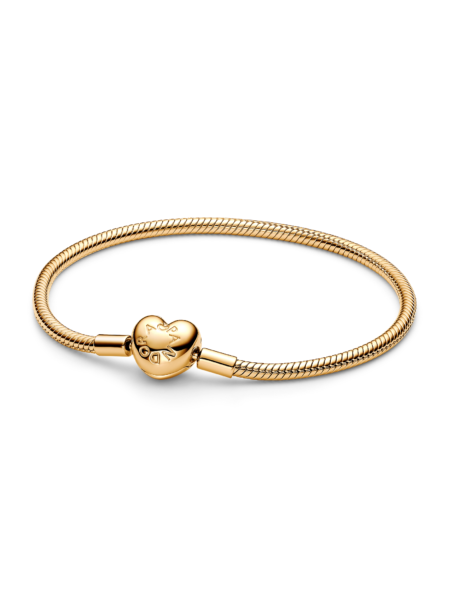 Bracelet Maille Serpent Fermoir Cœur