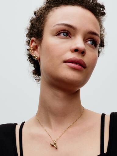 Collier à Pendentif Cœur de Forme Organique