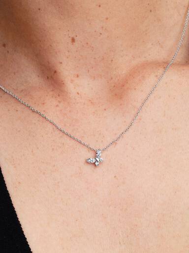 Collier à Pendentif Papillon
