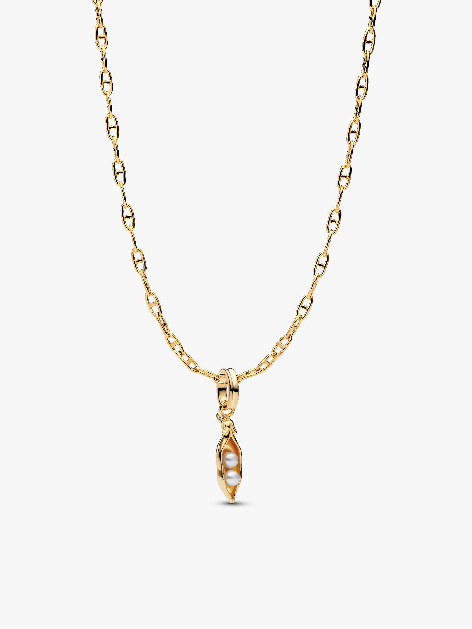 Coffret Cadeau Collier avec Pendentif Perles Jumelles Perle Baroque