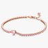 Bracelet Rivière Cœur Scintillant Bracelet Rivière Cœur Scintillant