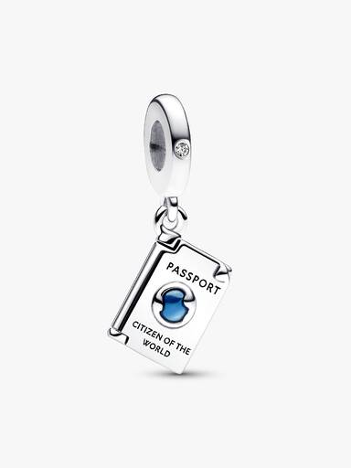 Charm Pendant Passeport Ouvrable