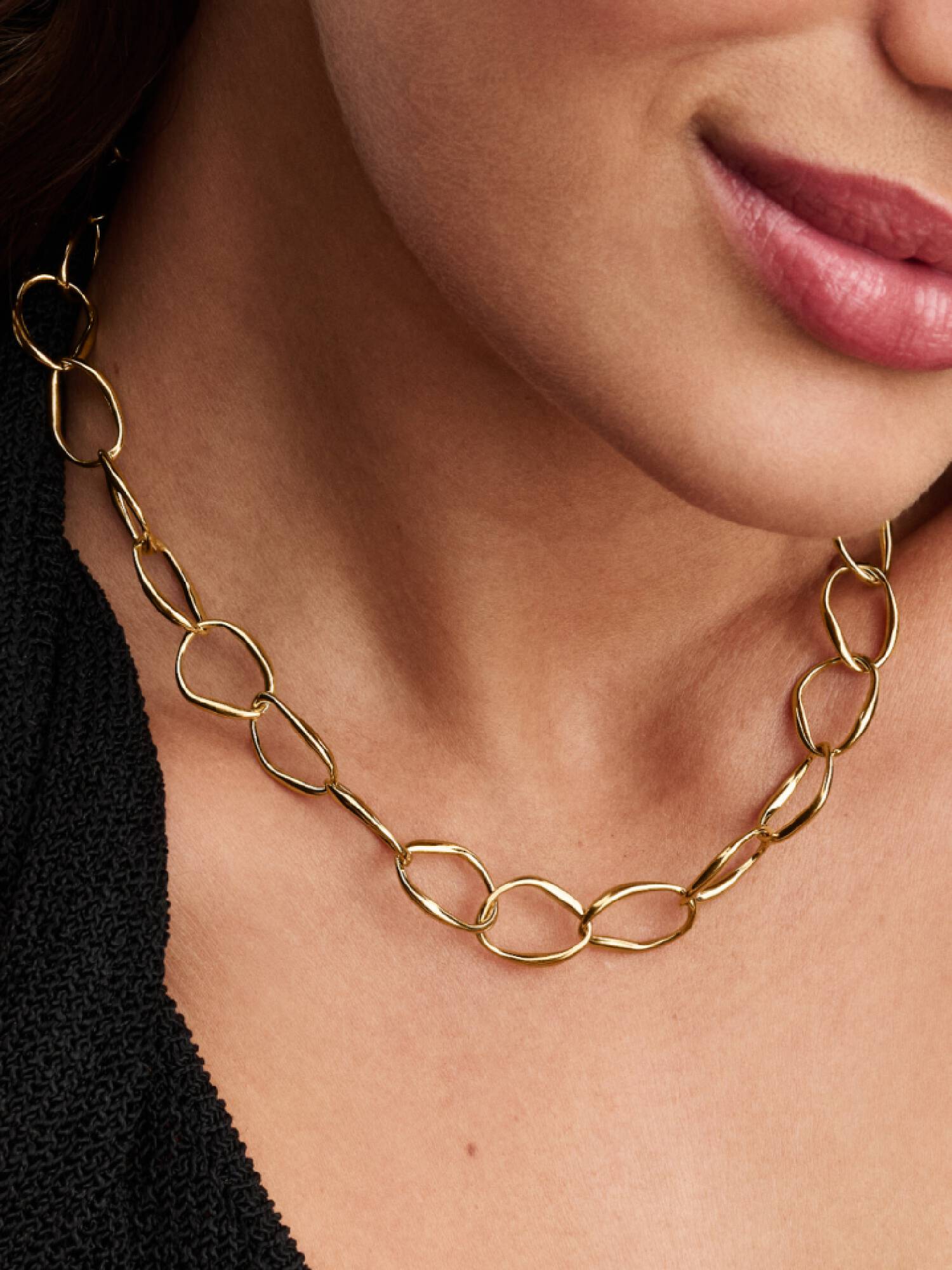 Collier Link de Forme Organique