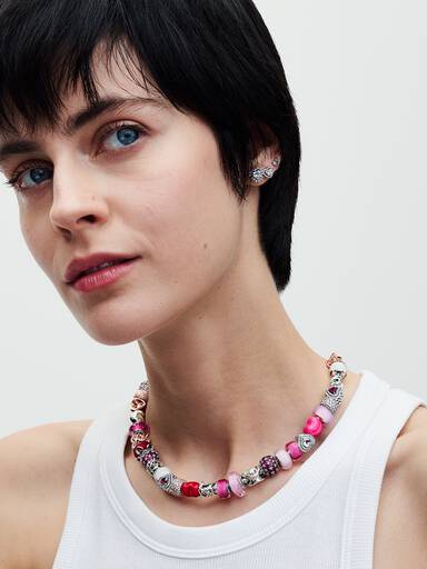 Collier Maille Serpent Fermoir Cœur