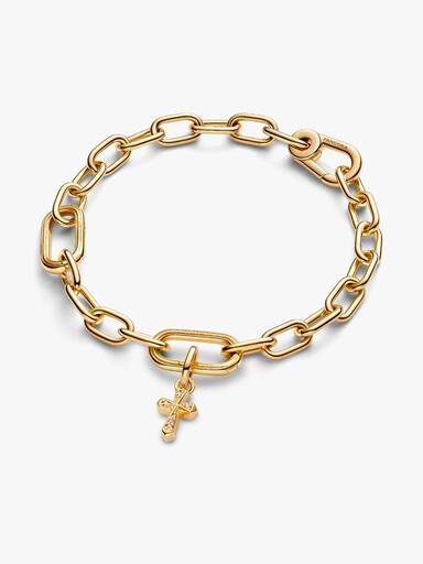 Mini-Charm Pendant Croix Scintillante
