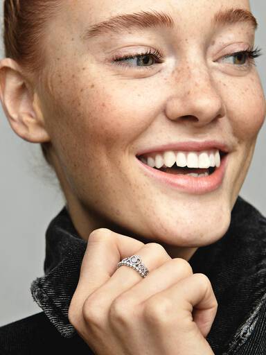 Bague couronne diadème de princesse