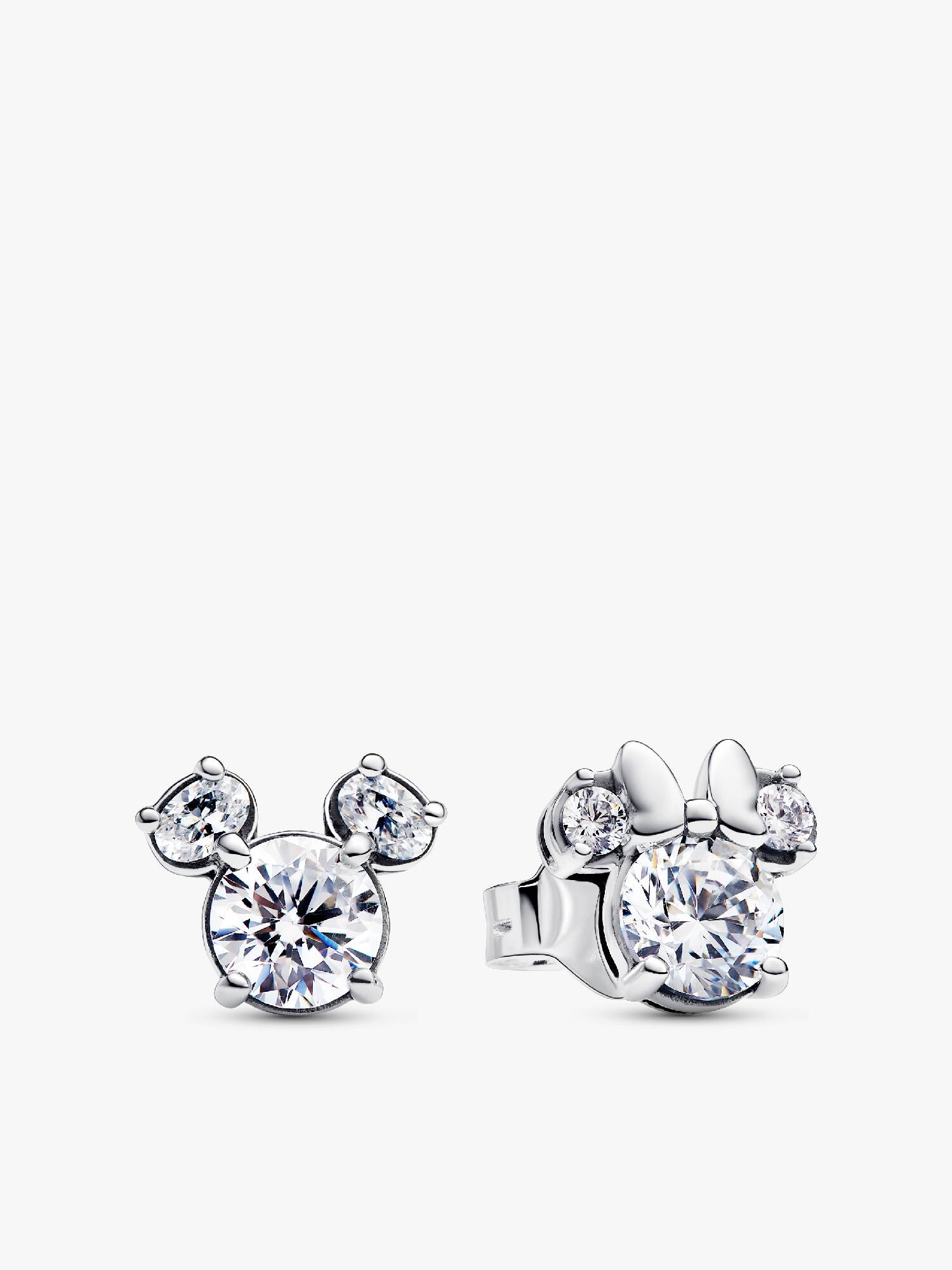 Clous d'Oreilles Scintillants Disney Mickey & Minnie