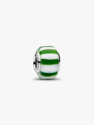 Charm Murano Vert et Blanc