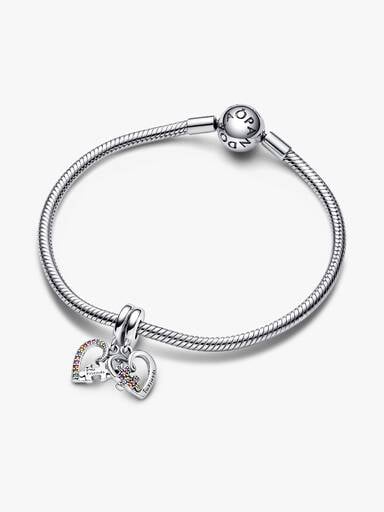 Charm Pendant Amitié Séparable Cœurs Pièce de Puzzle