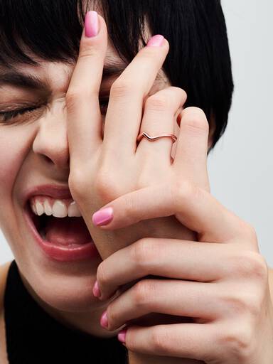 Bague Vague Polie