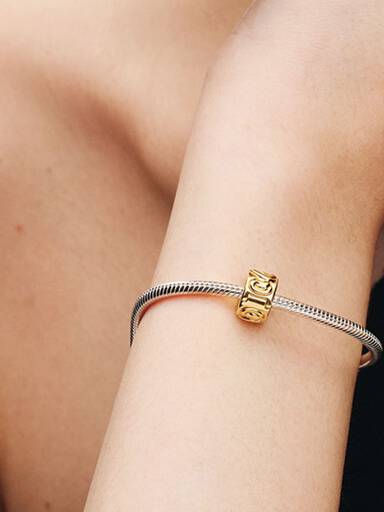 Charm Clip Cœurs Noués
