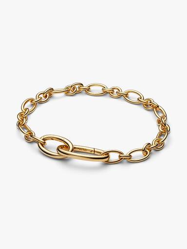 Bracelet Links à maillons Ovales Ouvrables Doré