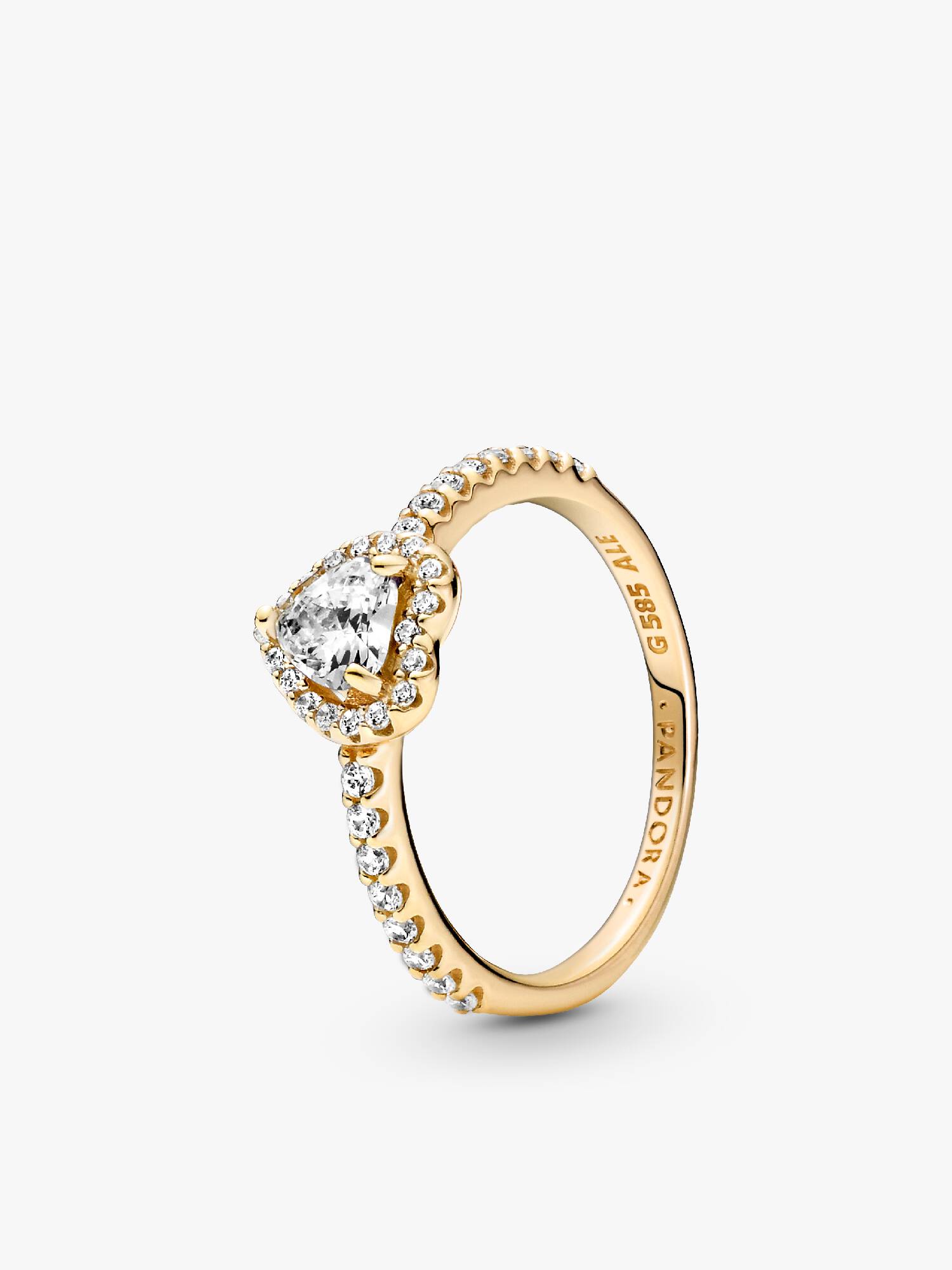 Bague Cœur Élevé
