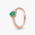Bague Cœur Surélevé Scintillant Bague Cœur Surélevé Scintillant