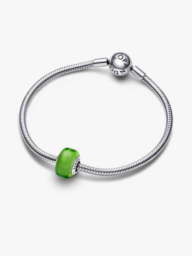 Mini Charm en Verre de Murano Vert