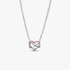 Collier Cœur de l’Infini Rose Scintillant Collier Cœur de l’Infini Rose Scintillant