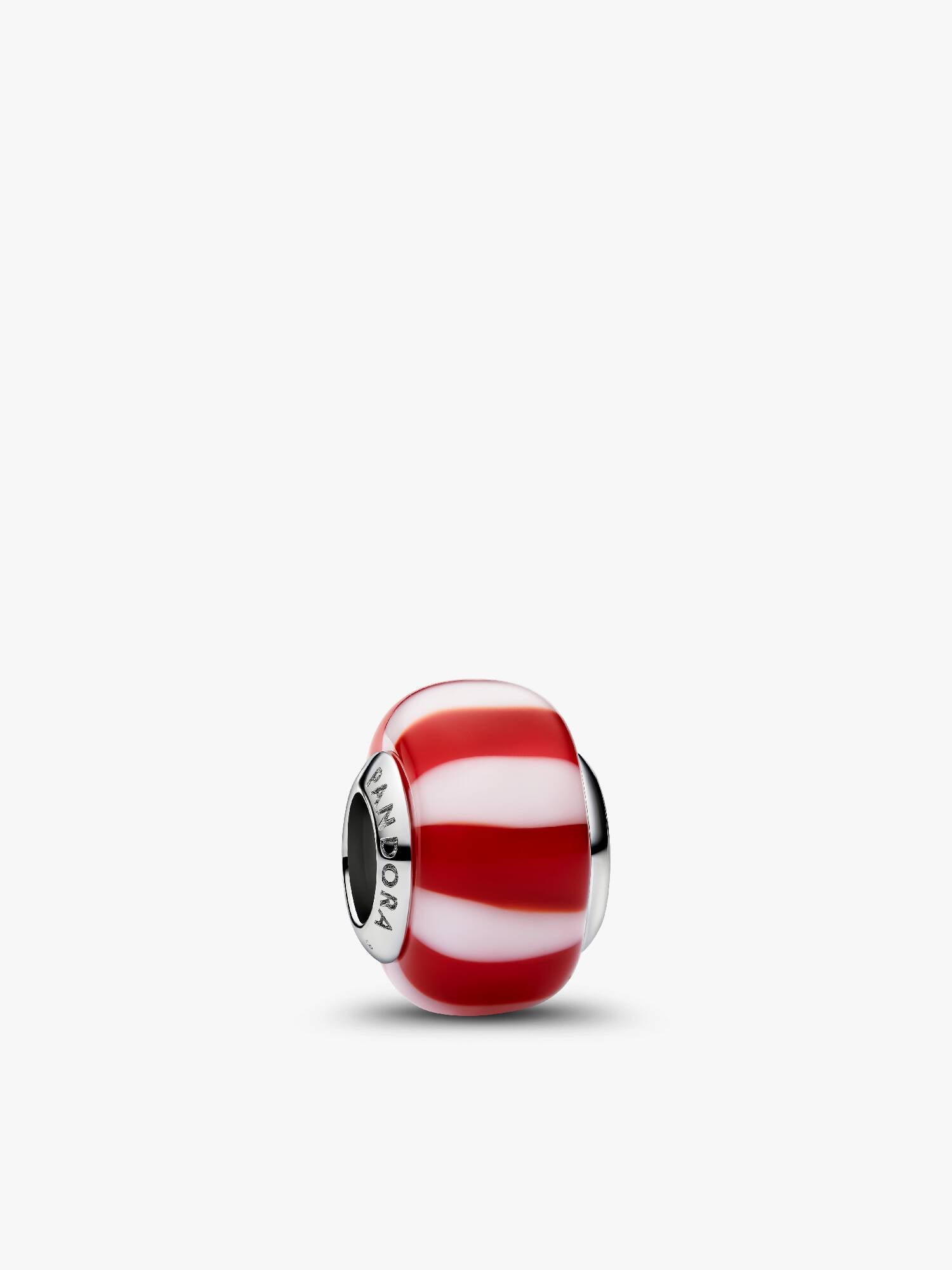 Charm Murano Rouge et Blanc 