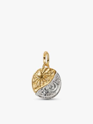 Ensemble de Bijoux Médaillon Soleil & Lune