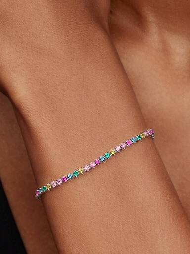 Bracelet Rivière Multicolore