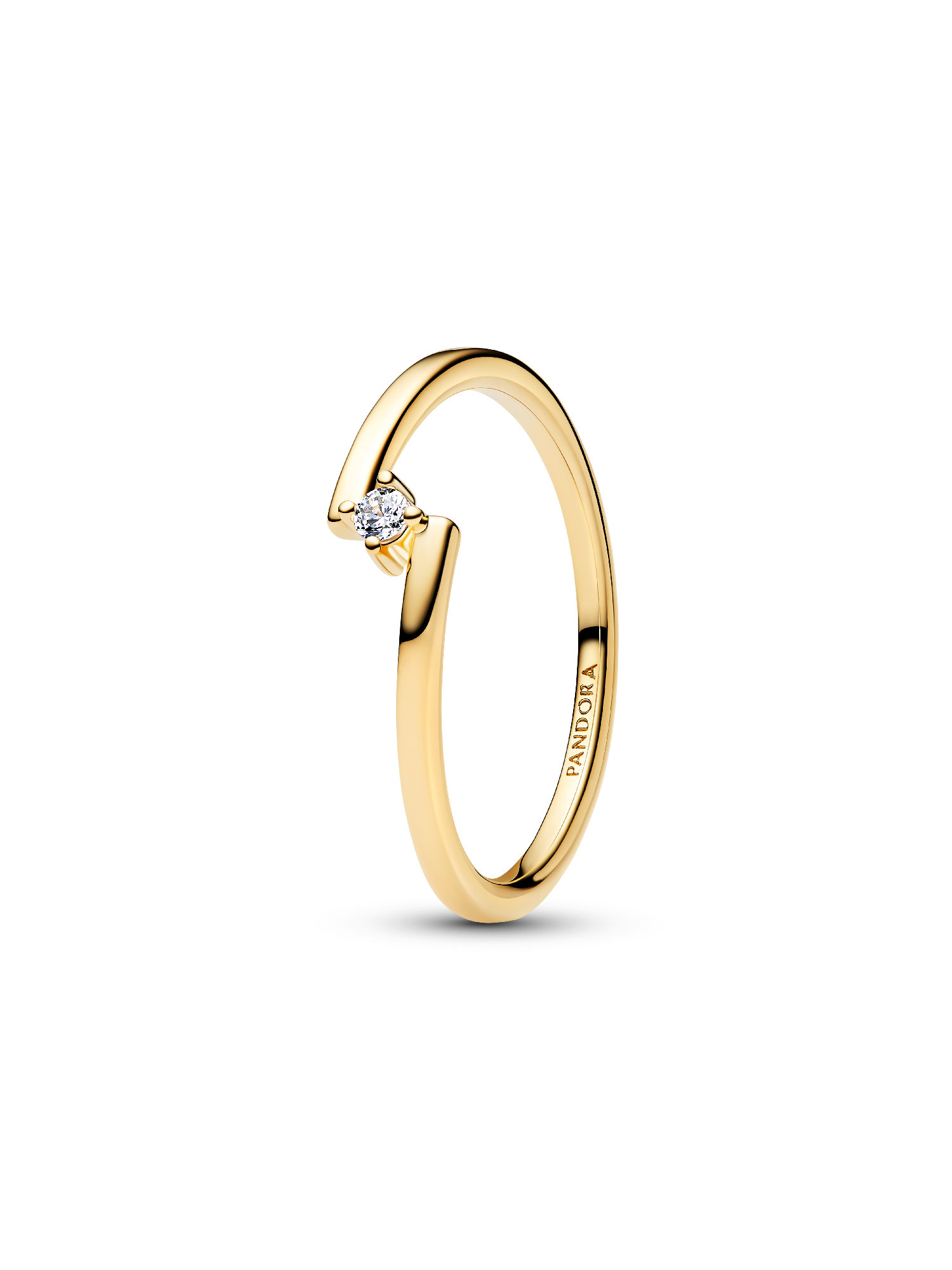 Bague Solitaire Fendue