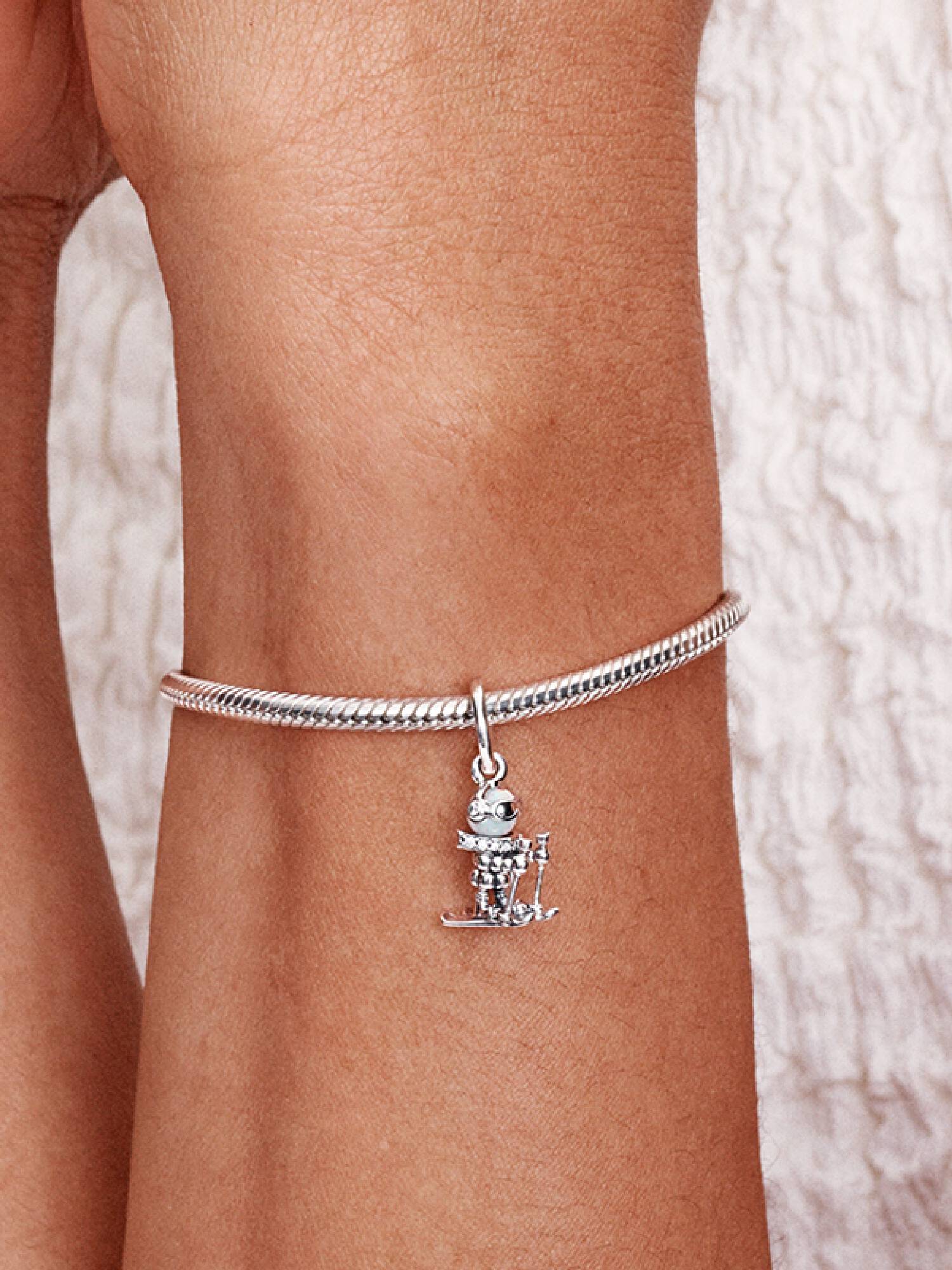 Charm Pendant Skieur