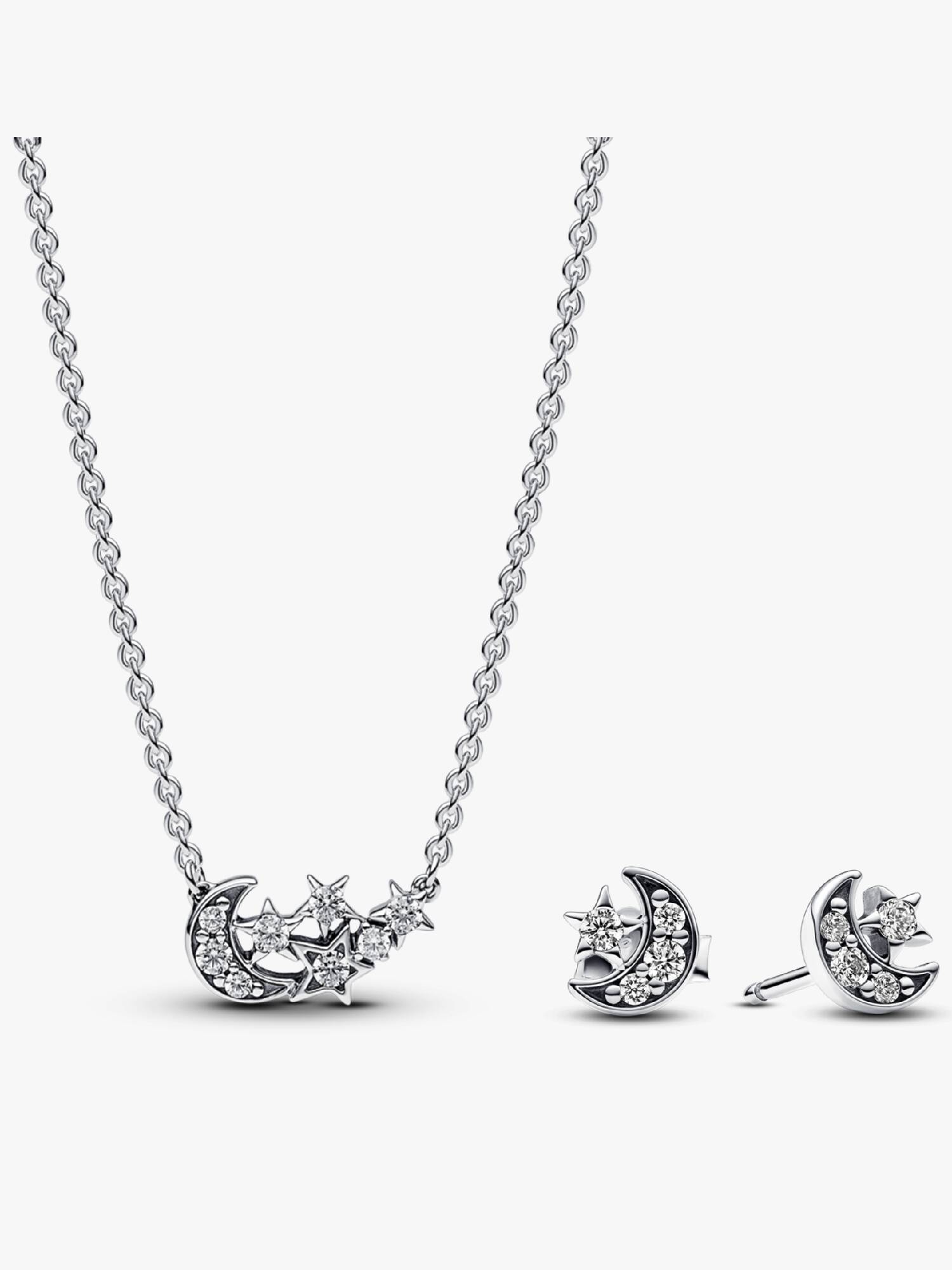 Parure Lune & Étoiles Scintillantes
