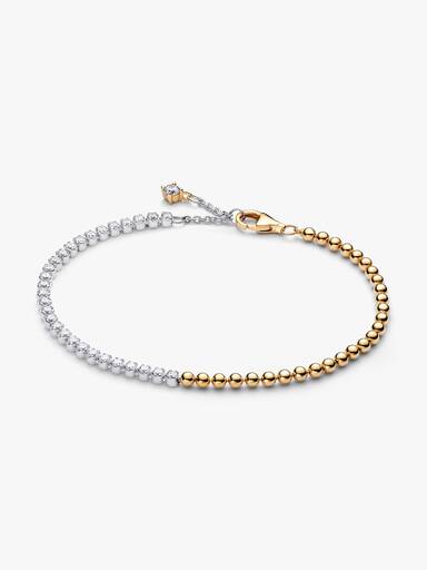 Bracelet Rivière et Sphères Bimatière