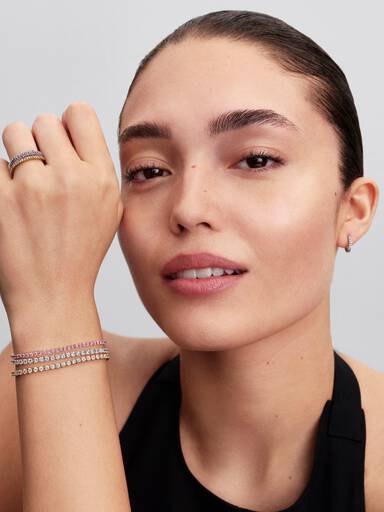 Bracelet Rivière Rose Petit modèle