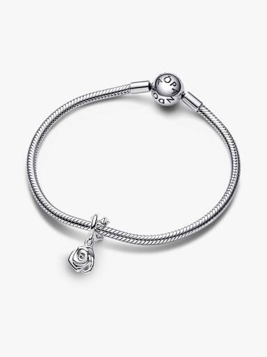 Charm Pendant Rose en Fleur