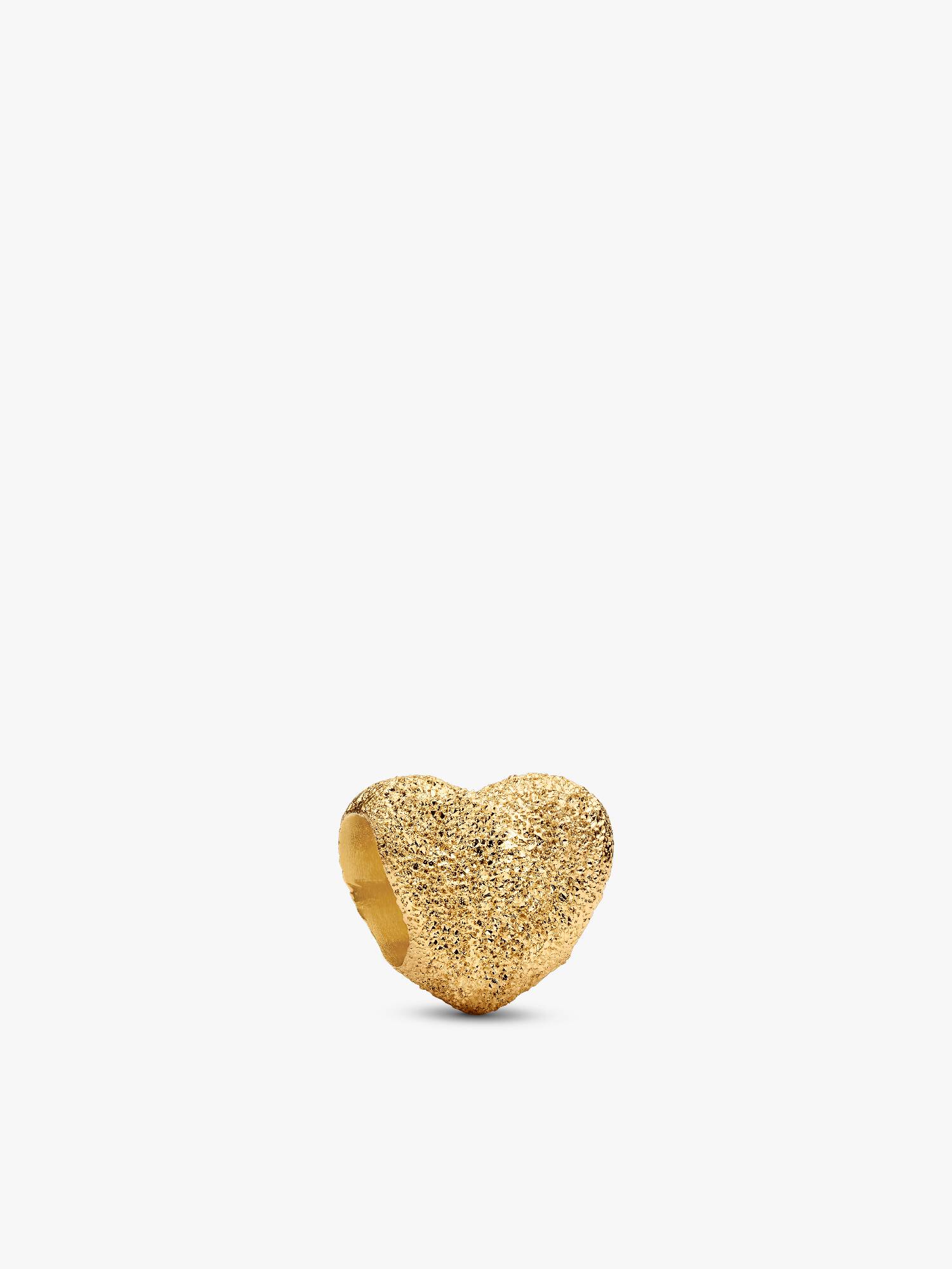 Mini Charm Cœur Texturé