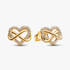 Clous d'Oreilles Cœur Infini Scintillants Clous d'Oreilles Cœur Infini Scintillants