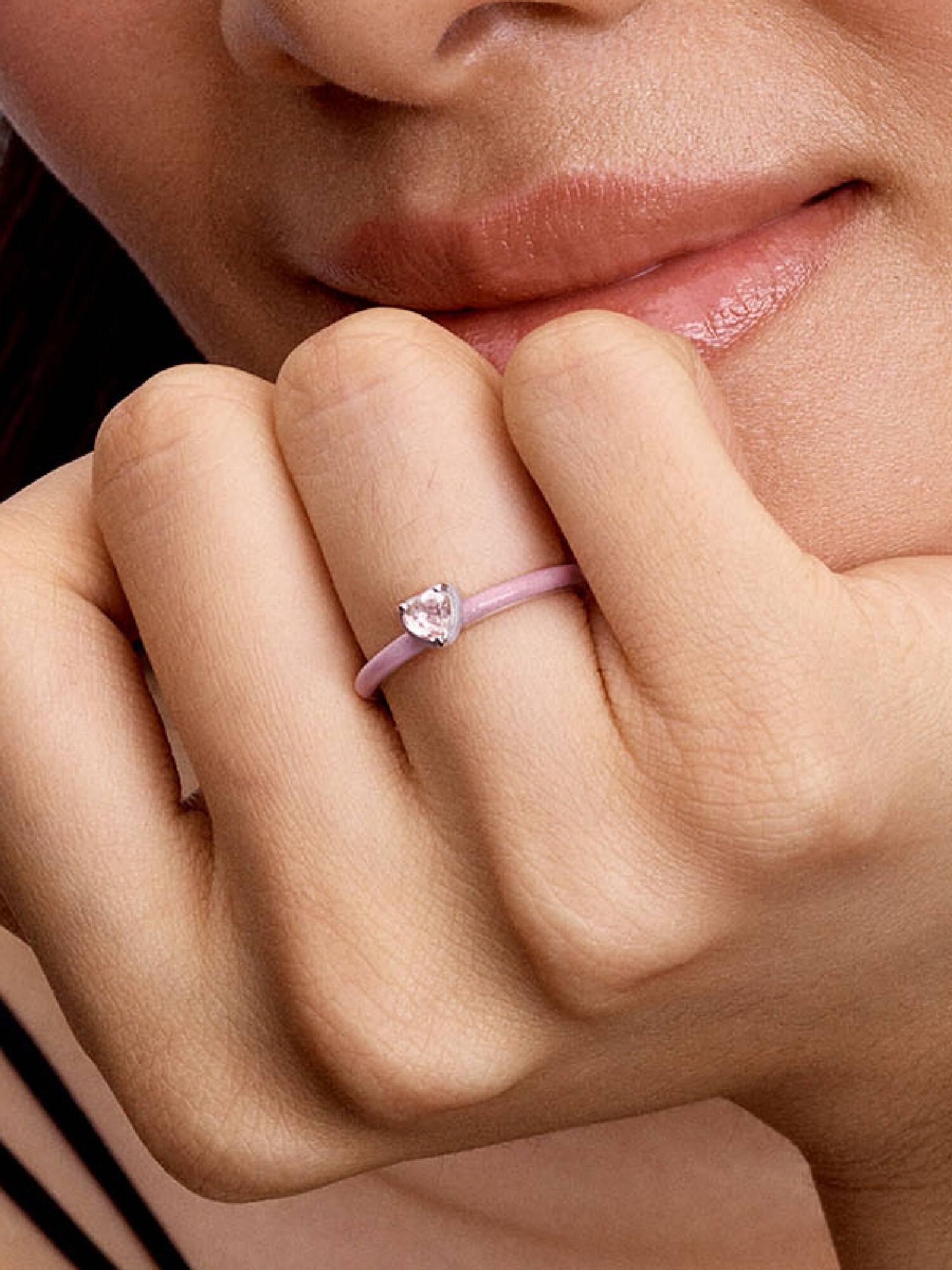 Bague Cœur Chakra Rose
