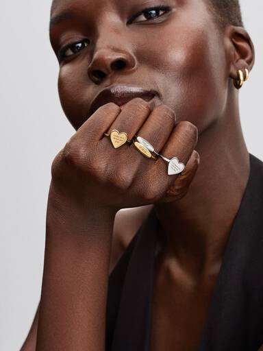 Bague Cœur Gravable