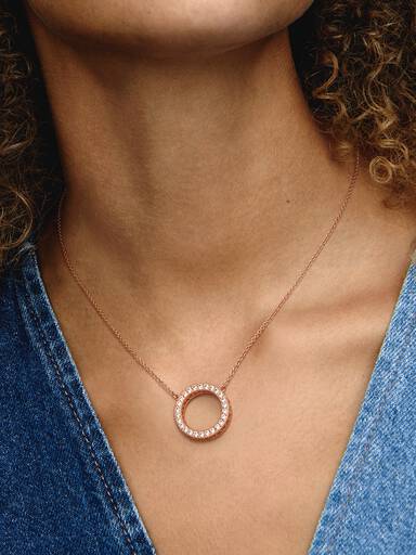 Collier Cercle Scintillant