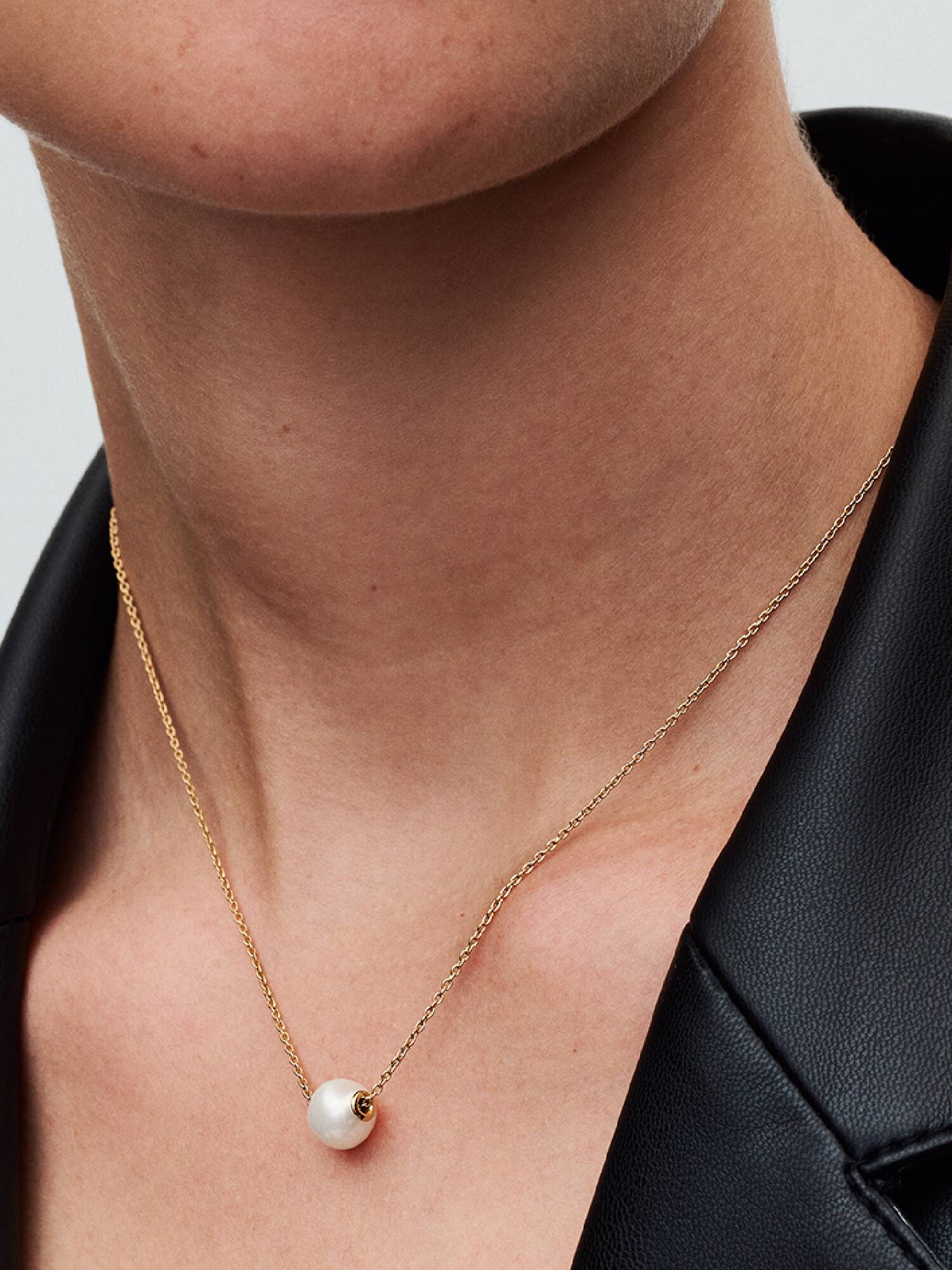 Collier Perle de Culture d'Eau Douce Traitée