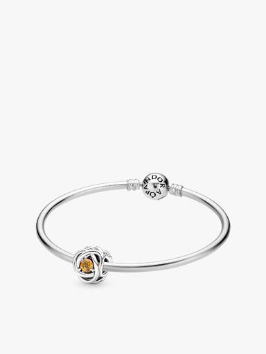 Coffret Cadeau Bracelet de l’éternité Cercle de la Pierre de Naissance de novembre