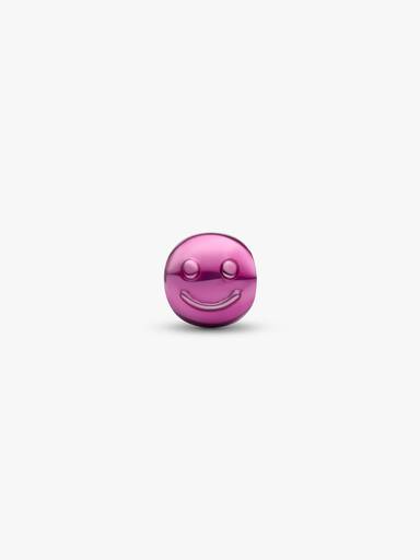 Mini Charm Visage Souriant Rose